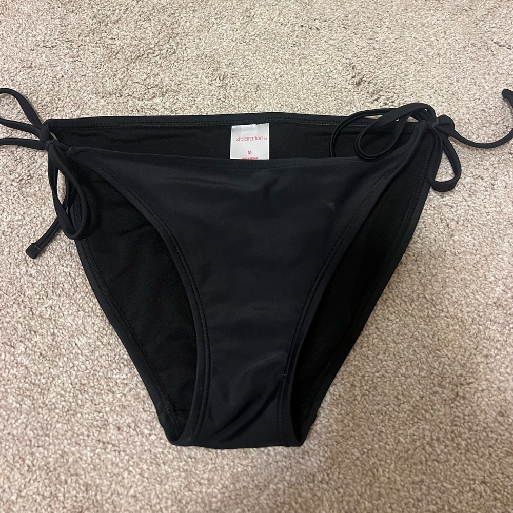 Black and Pink Snake Skim Tie bikini bottoms bundle